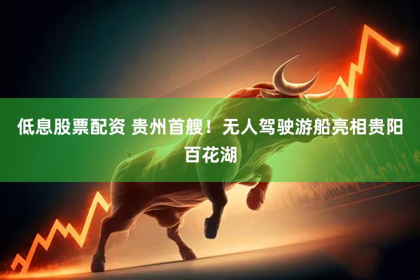 低息股票配资 贵州首艘！无人驾驶游船亮相贵阳百花湖